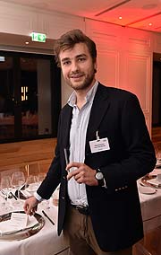Maximilian Freiherr von Forstner beim Audi CEO & Start-up Dinner (©Foto:Hannes Magerstädt)